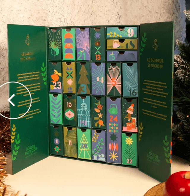 Calendrier de l'avent Maison Bourgeon